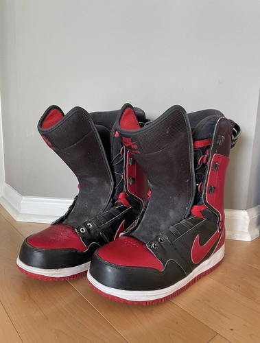 Nike SB Vapen Snowboard Boots Size 9.5 Black/Red (Jordan