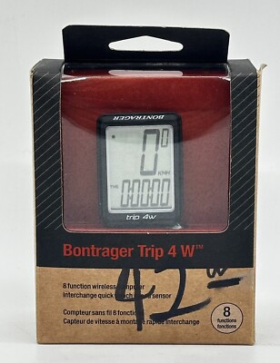  Bontrager Trip 4W 8 Function Wireless Bicycle Computer MISSING SPOKE MAGNET!