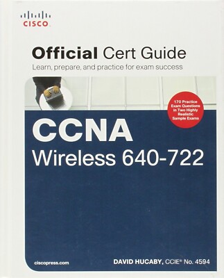 Official Cert Guide CCNA Wireless 640-722, New with CD and Product Voucher Code