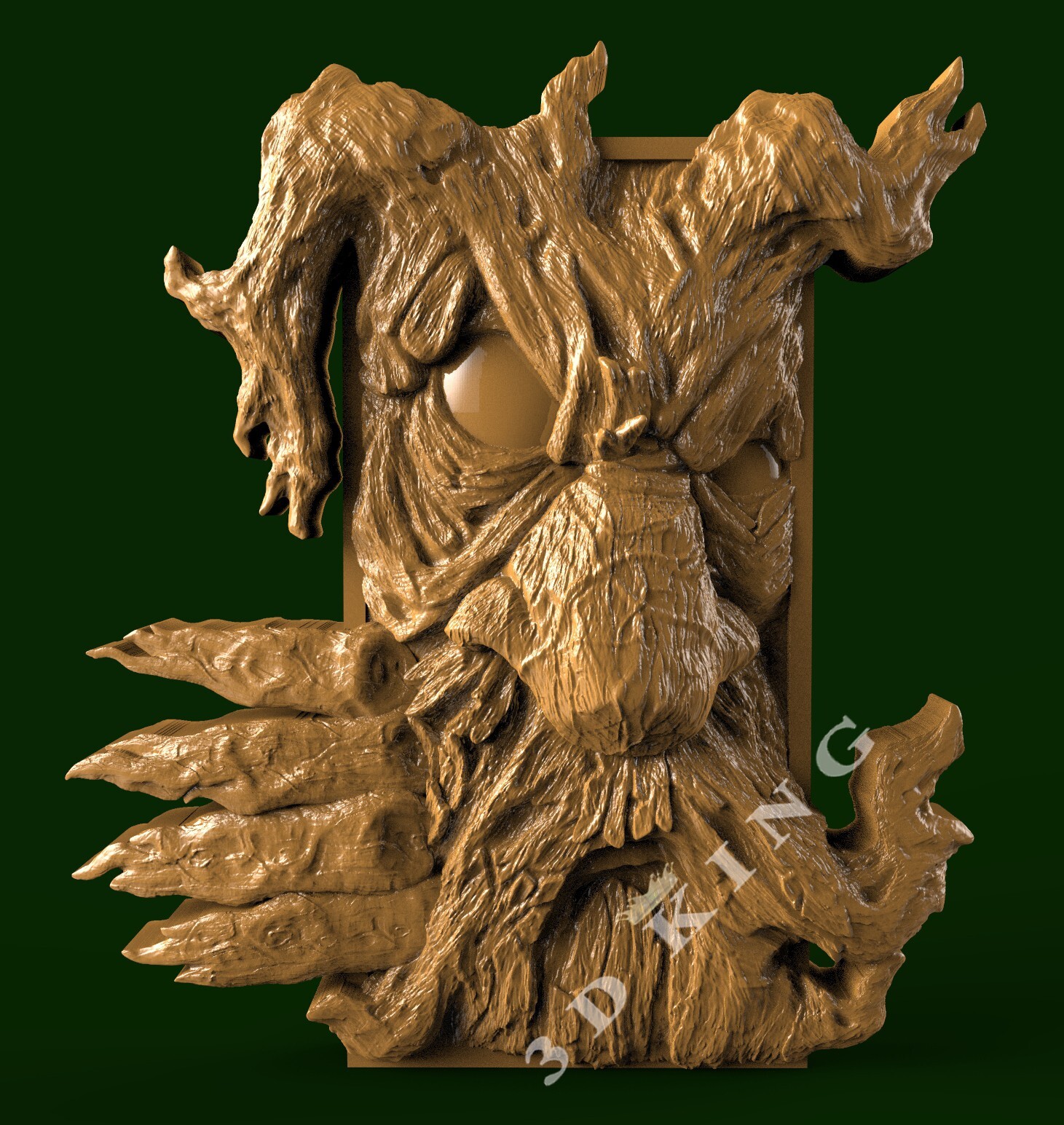 11 Pcs STL 3D Models MONSTER THEME for CNC Router 3D Printer Engraver Aspire