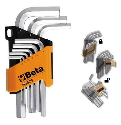 BETA SERIE 9 CHIAVINI MASCHIO ESAGONALI art. 96/sc9 KIT CHIAVI A BRUGOLA
