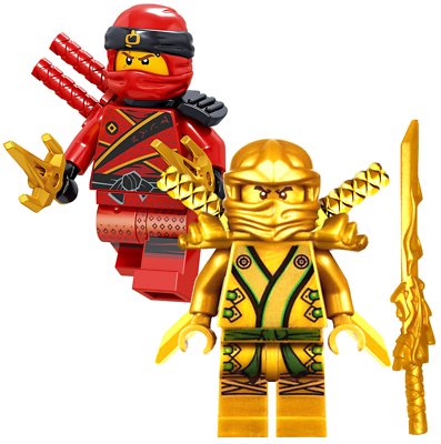 lego gold ninja minifigure