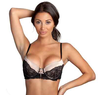 Felina Eloise Sexy Vintage Ribbon Tie Push Up 36C Bra F5162