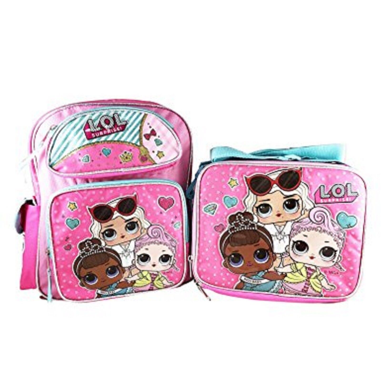 lol bookbag with lunchbox