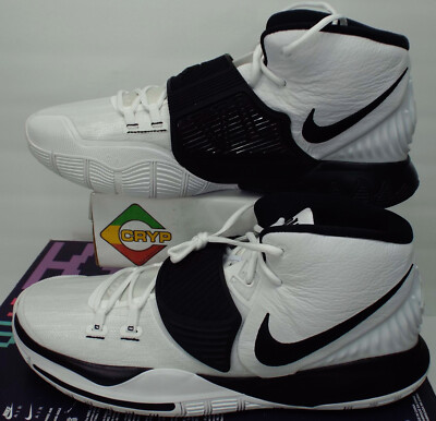 New Mens 17.5 NIKE Kyrie 6 TB Promo Mid White Black Shoes