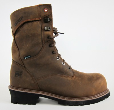 timberland logger work boots