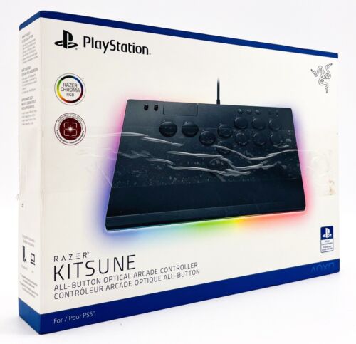 Razer Kitsune All-Button Optical Arcade Controller for PS5 / PS4 & PC - Black | eBay Razer Kitsune All-Button Optical Arcade Controller for PS5 / PS4 & PC - Black | eBay
