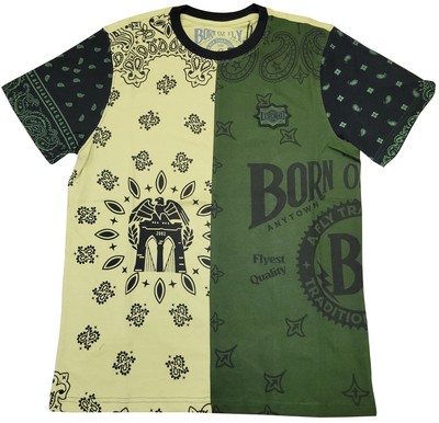 

Мужская разноцветная футболка Born Fly University Of Fly, Multi-colored