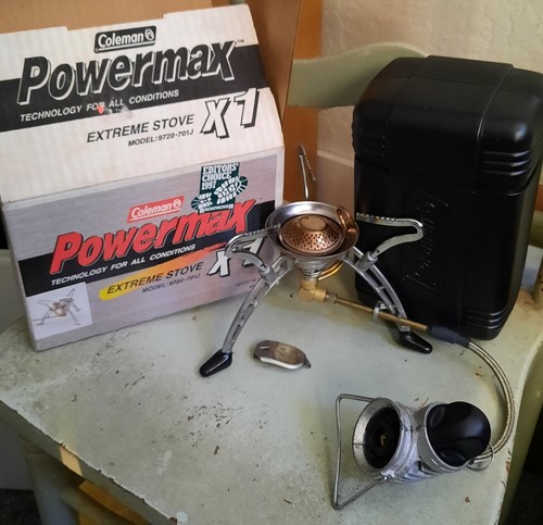 Nos Vintage Coleman Powermax extreme x1 stove For Camping Backpacking