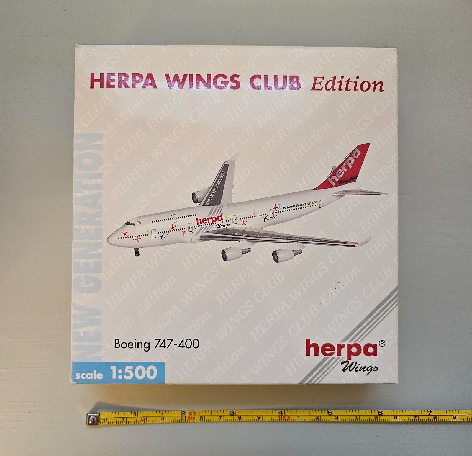 Herpa Wings Club Edition Boeing 747-400 1:500 Exclusive
