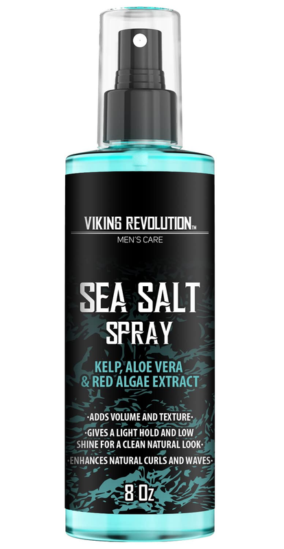 Sea Salt Spray for Hair Men - Hair Texturizing Spray with Kelp, Aloe Vera & Red
