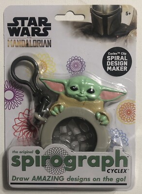 New Hasbro Disney Star Wars Spirograph Cyclex Keychain Clip *NIP* Grogu