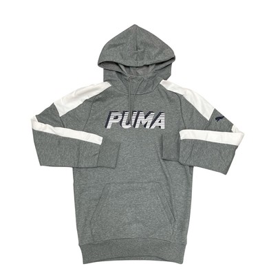 

Мужская спортивная толстовка Puma среднего серого цвета Modern Sports Hoodie, Medium heather grey