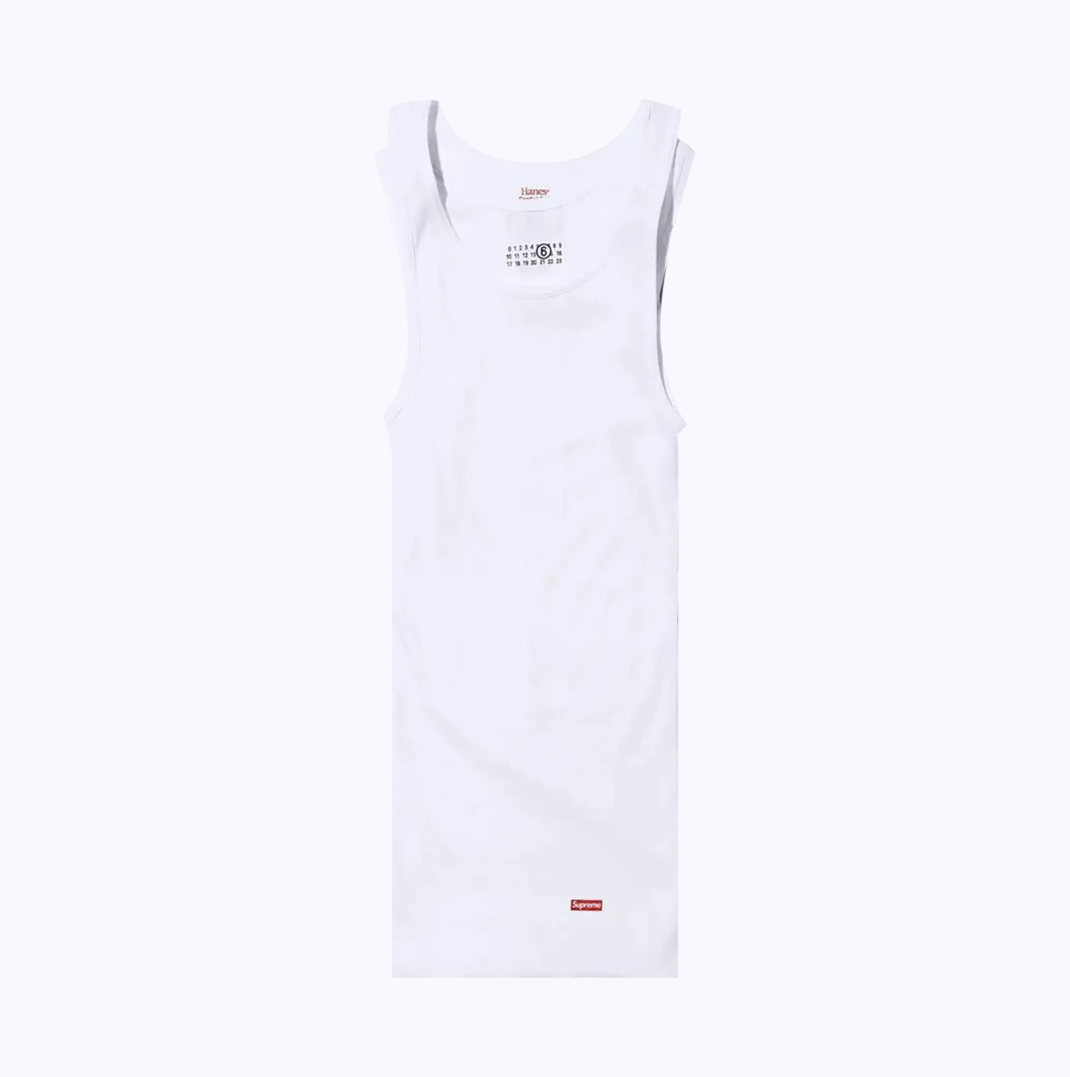 Supreme x MM6 Maison Margiela x Hanes Tagless Tank 2 Pack