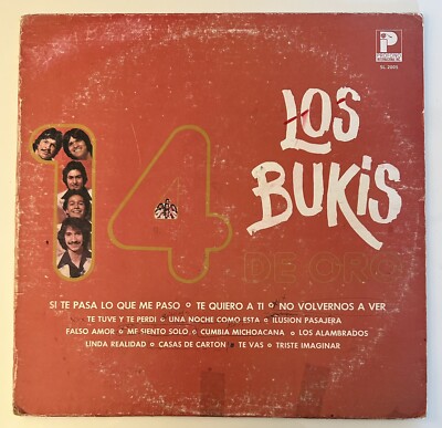 Los Bukis - 14 De Oro De Los Bukis (1 x LP, Vinyl, Vinilo, 1980 USA, G+)