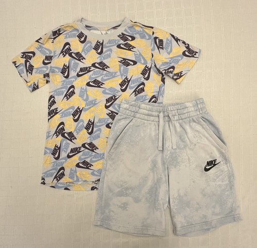 tie dye nike short set