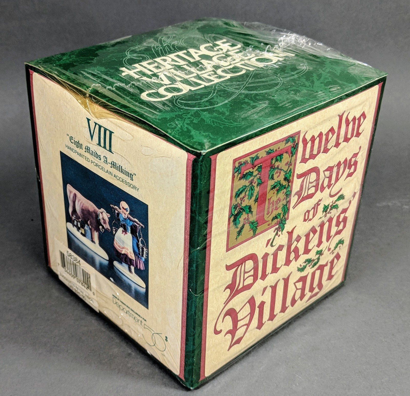 Dept 56 Twelve Days of Dickens Village VIII Eight Maids A-Milking (58384) *NEW*