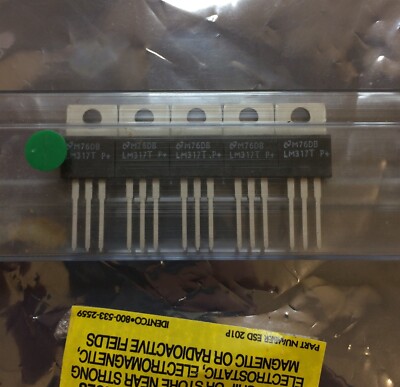 LM317T NSC MOT IC REG LIN POS ADJ 1.5A TO220-3 6 PIECES