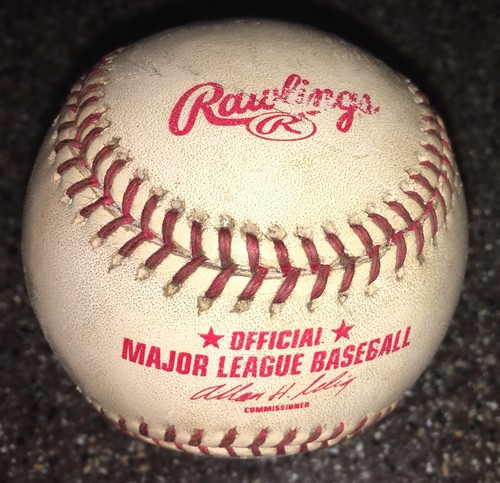 Albert Pujols Signed & Inscr Cardinals Game Used 1st HR Baseball 4/6/01 MLB HOLO