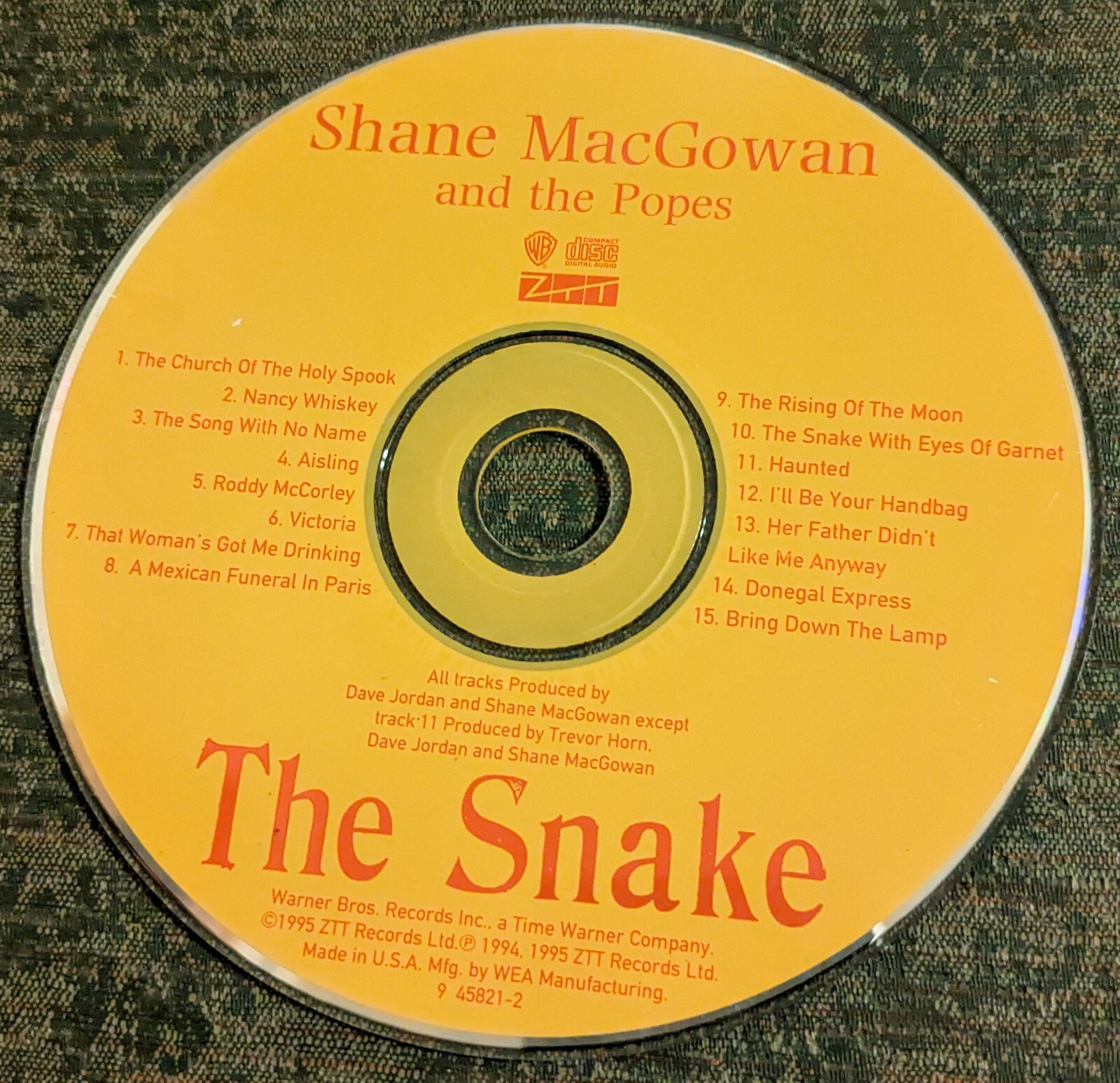 Shane MacGowan and the Popes - The Snake - rare Audio CD | eBay