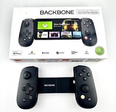 Backbone One BB-02-B-XW Lightning Mobile Gaming Controller for iPhone XBOX-Black
