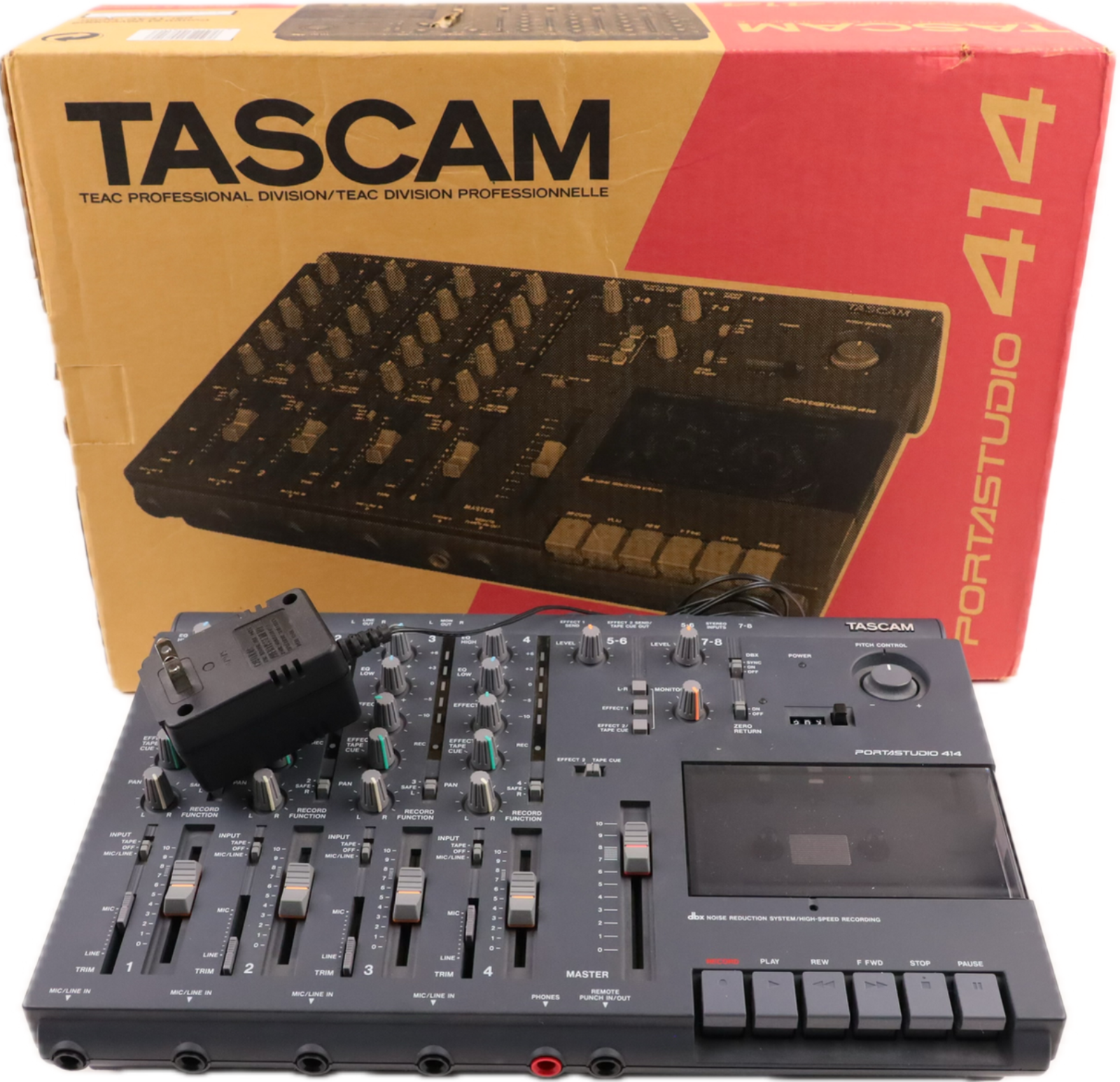 TASCAM PORTASTUDIO 414 マルチトラックレコーダー　MTR なつかし楽器道場'87年 カセットMTR「PORTASTUDIO 414」- e楽器