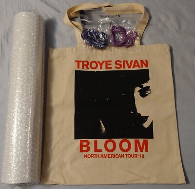 READ! Troye Sivan 2018 Bloom North American Tour VIP Merch | AUTOGRAPHED POSTER