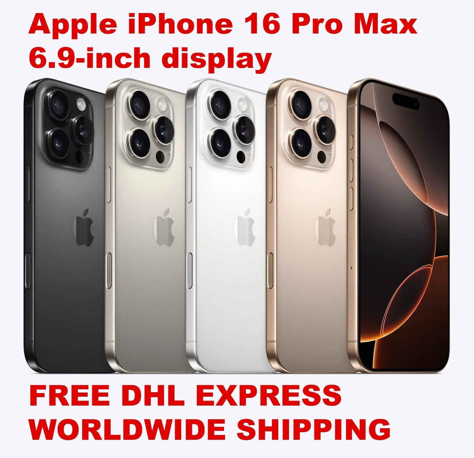 APPLE 2024 iPHONE 16 PRO MAX 6.9 APPLE 2024 iPHONE 16 PRO MAX 6.9