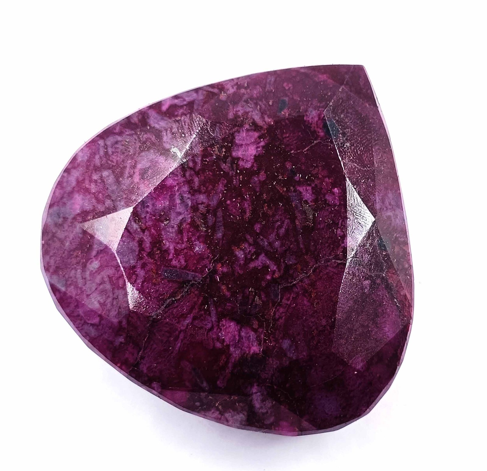 1300-1350 Carat Certified Natural African Red Ruby Pear Cut