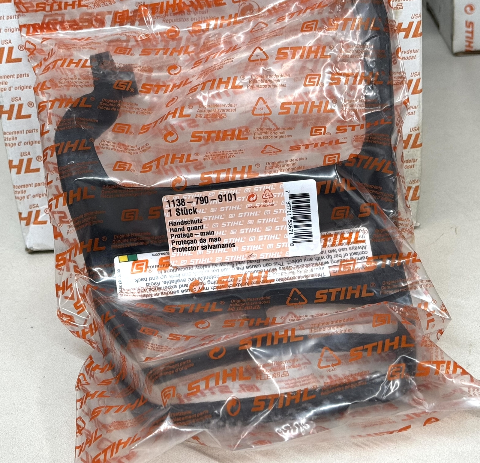 STIHL OEM HAND GUARD 1138 790 9101 MS441 MS441R MS441-VW MS441C C-Q C-M R  C-MQ - Picture 1 of 4