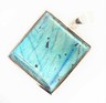 Labradorite & 925 Sterling Silver Pendant Fine Unisex Statement Jewellery -1.JPG