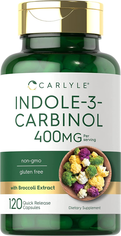 Indole-3-Carbinol (I3C) 400Mg | 120 Capsules | Advanced Form
