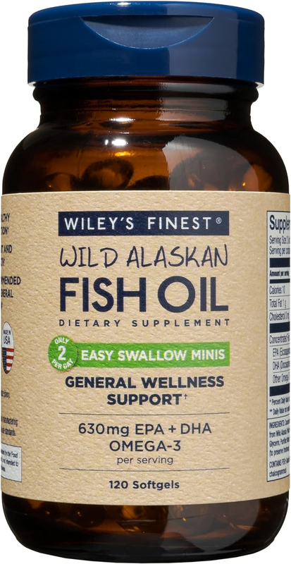 Wild Alaskan Fish Oil Easy Swallow Minis - Omega-3 for Adult