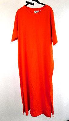 Jakes Studio Damen Freizeitkleid Jerseykleid Shirtkleid orange Gr.XL