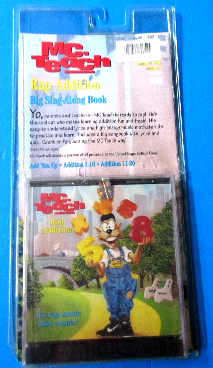 洋楽 Mc Teach Rap Addition VINTAGE MC Teach Kids Educational Music CD RAP Addition NEW