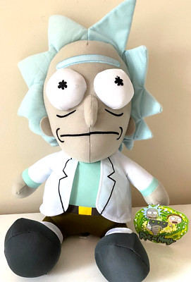 Giant Rick & Morty Plush Toy RICK SANCHEZ . Large 16 inches tall. Soft. NWT