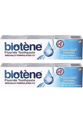 Biotene Fluoride Toothpaste Oral Care Gentle Formula Fresh 