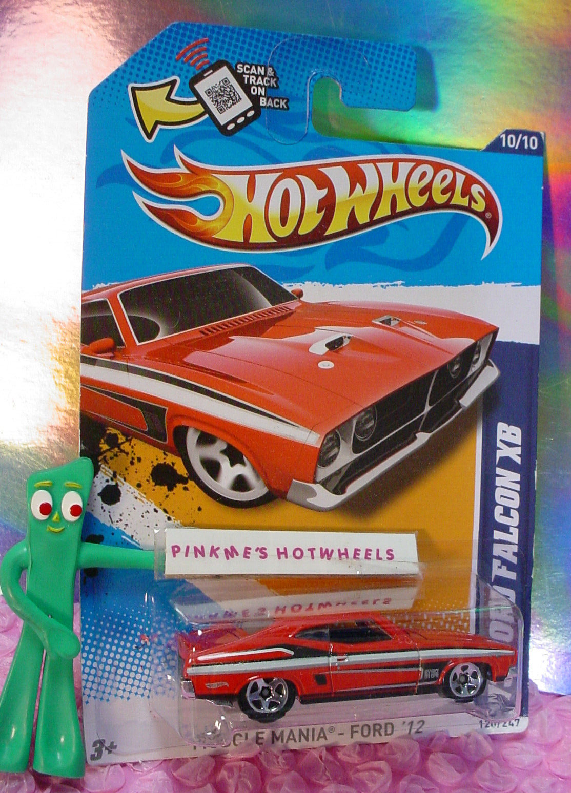 2012 Hot Wheels '73 FORD FALCON XB #120/247 scan∞red;5sp