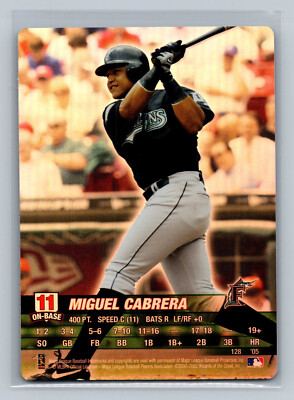 2005 MLB Showdown Miguel Cabrera Foil #128 Florida Marlins
