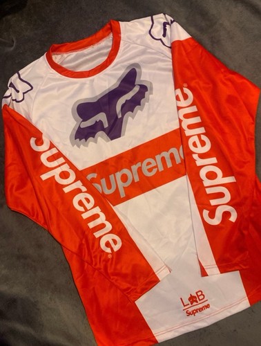 カ*ン様 Supreme SS18 Fox Racing Moto Jersey Supreme x Fox Racing SS18 Moto Jersey – HOMEBASE610
