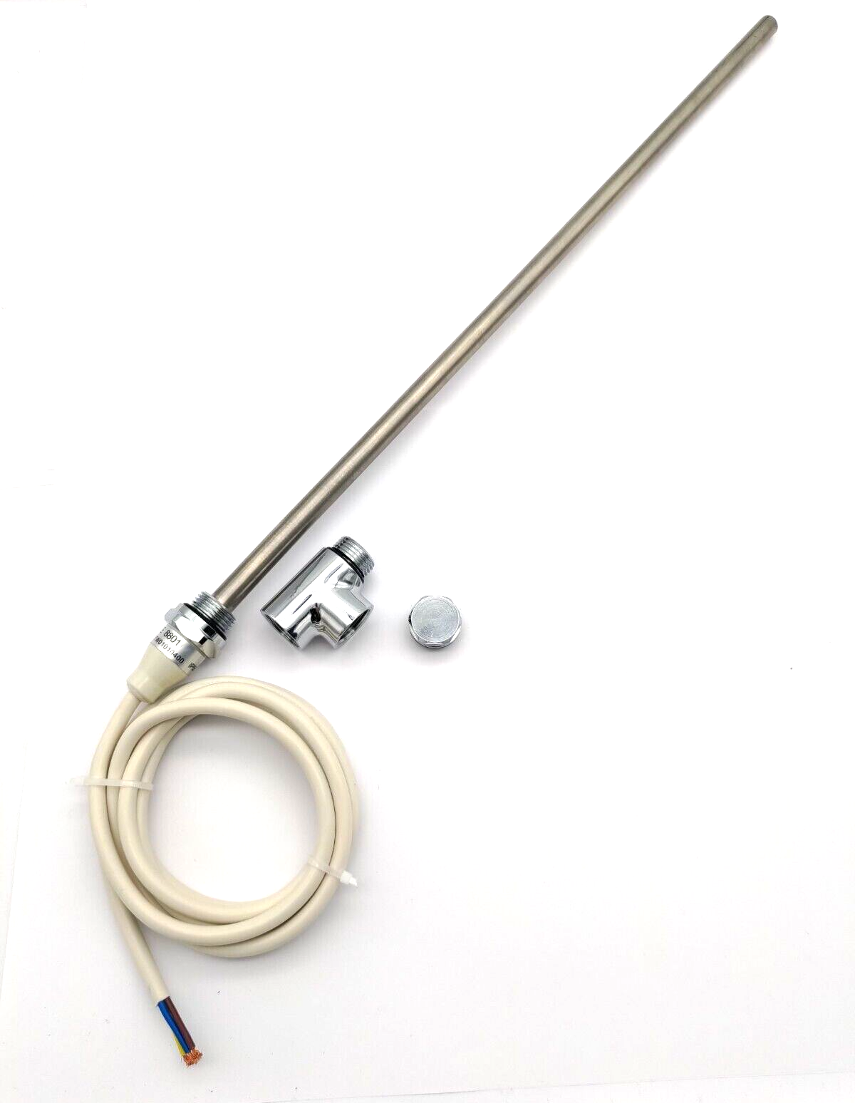 400W Electric Towel Rail Heating Element Electric Dual Fuel Element Kit 462mm eBay