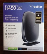 Belkin N450 DB Wi-Fi Dual-Band N Router Ver. 2155 | eBay