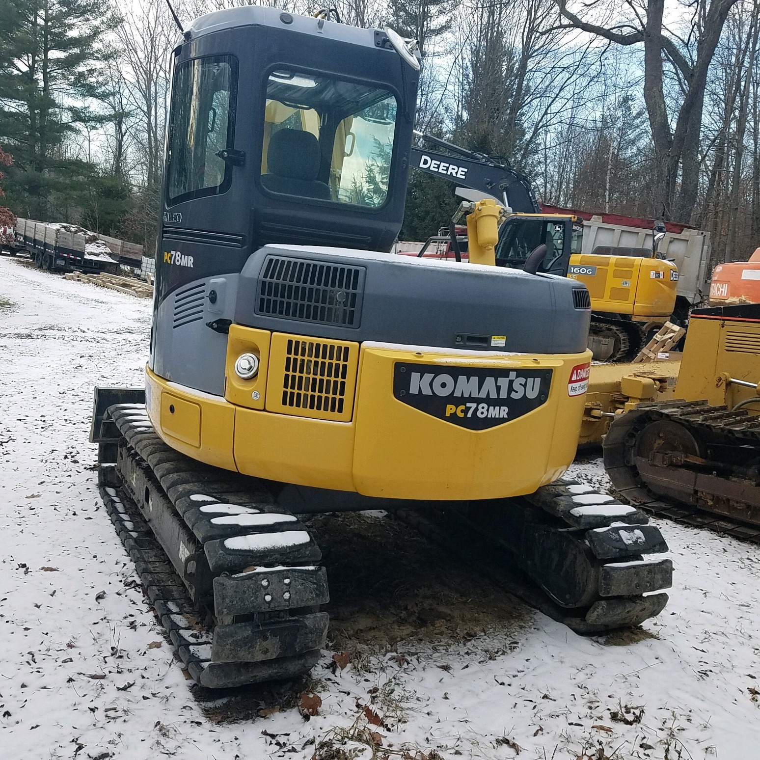 KOMATSU PC78MR 2007 VERY LOW HOURS EXCELLENT CONDITION HYDRAULIC THUMB COUPLER