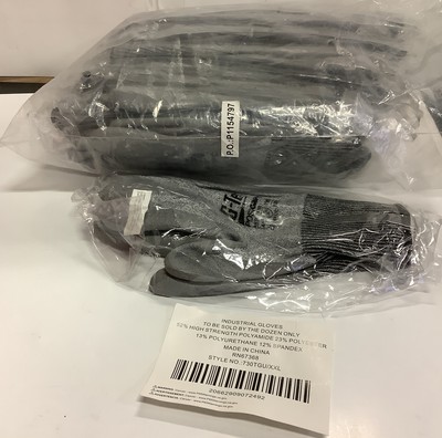 (QTY 12 Pair) G-Tek PosiGrip CR 730TGU Polyamide Polyurethane A3 Gloves Sixe XXL