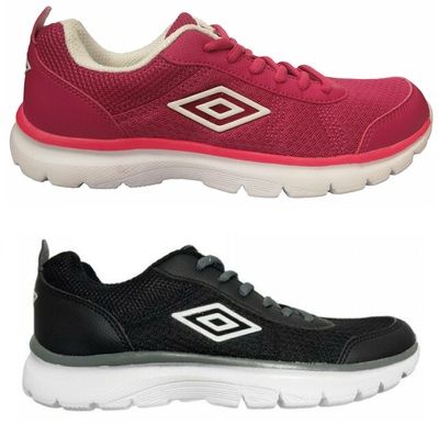 Umbro Salvador Womens Runners Running Shoes Trainers Black Pink eBay