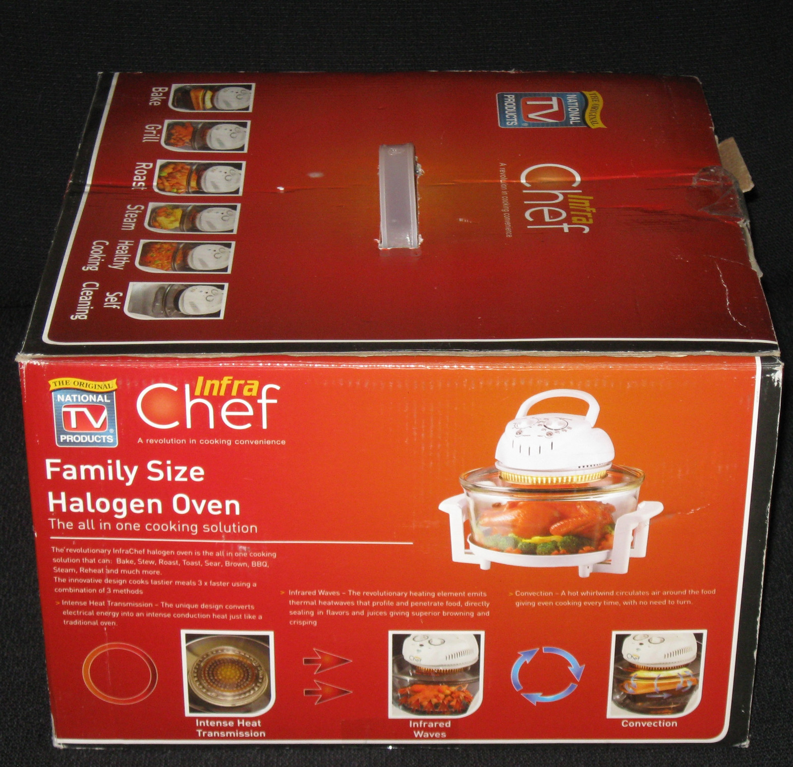 Infra Chef Family Size Halogen Oven Model EK0056-UL New In Box