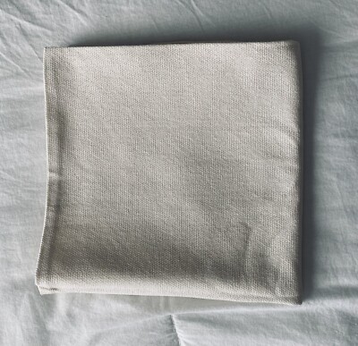 H&M Home 100% Cotton Pillow Cover Natural Oatmeal Color Size 20x20 