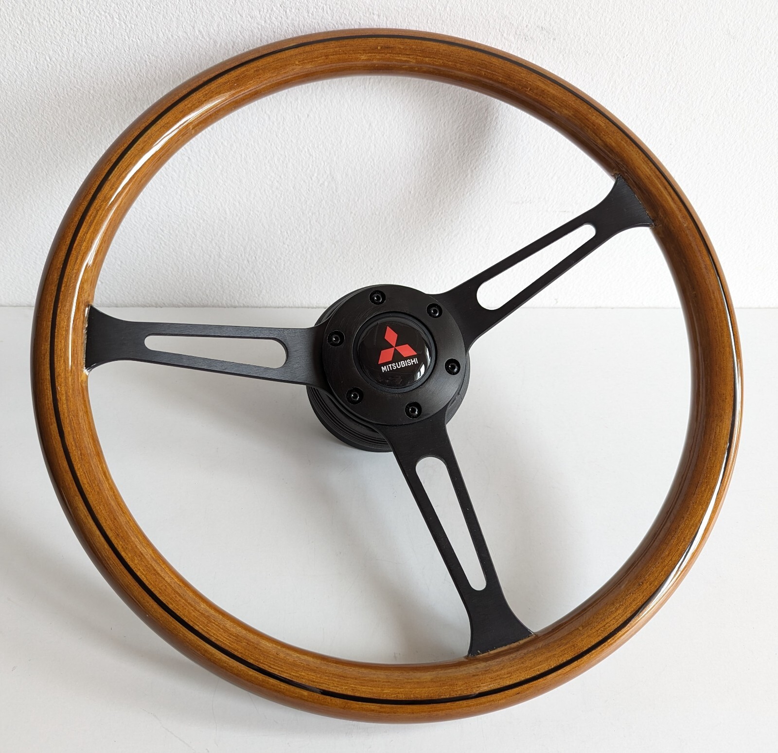 パーツ ALL WOOD Steering Wheel 15” Wood Grain Nostalgia Steering Wheel 380mm Classic 3