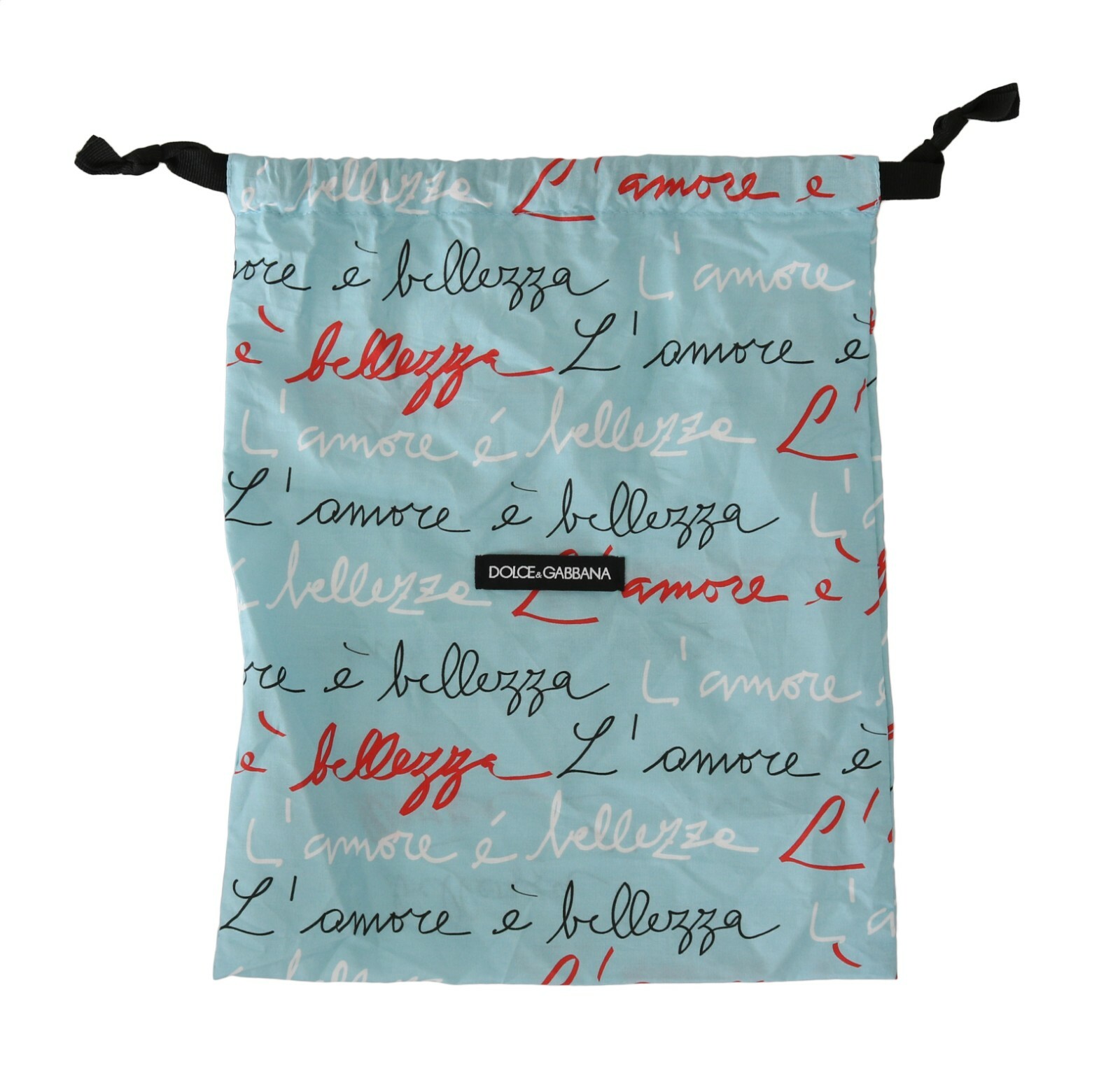 

DOLCE - GABBANA Сумка-пылесборник Синяя сумка для обуви Lamore на шнурке 33см x 27см, Синий