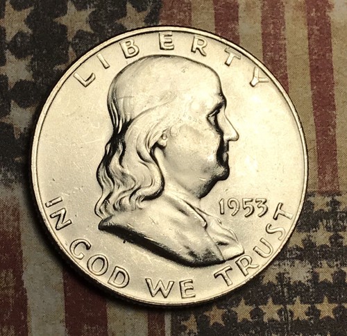 1953-D Franklin Silver Half Dollar Collector Coin for your Collection.